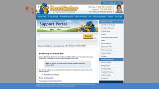 Email Setup for Outlook 2003 « HostGator.com Support Portal