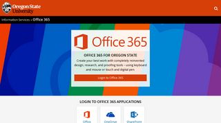 Microsoft Office 365 - Information Services | Oregon State University