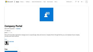 Get Company Portal - Microsoft Store