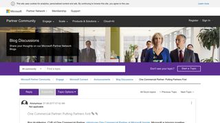 One Commercial Partner: Putting Partners First - Microsoft Partner ...