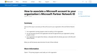How to associate a Microsoft account to your organization's Microsoft ...