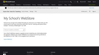 Buy Software for your School: Imagine WebStore ... - Microsoft Imagine