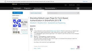 Branding Default Login Page for Form Based Authentication in ...
