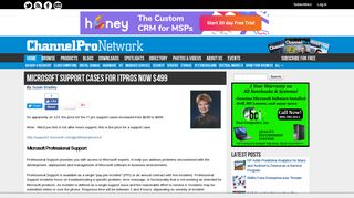 Microsoft support cases for ITpros now $499 | The ChannelPro Network