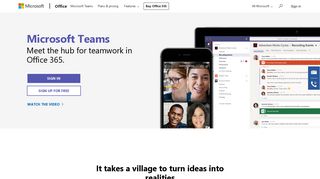Microsoft Teams – Group Chat software - Microsoft Office - Office 365
