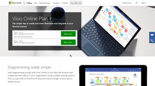 Microsoft Visio Online Plan 1 - Microsoft Office - Office 365