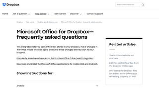 Microsoft Office for Dropbox—frequently asked questions – Dropbox ...