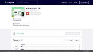 microspot.ch Reviews | Read Customer Service Reviews of microspot.ch