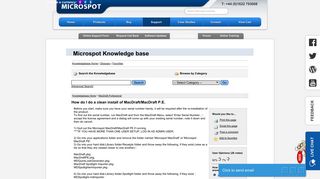 How do I do a clean install of MacDraft/MacDraft PE - Microspot Ltd.