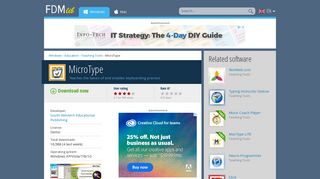 MicroType (free version) download for PC