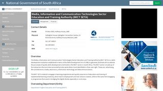 MICT SETA - National Government of South Africa