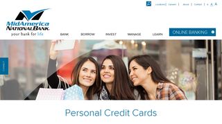Credit Cards - MidAmerica National Bank