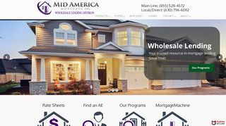 Mid America Mortgage, Inc. - Wholesale Lending Division