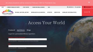Access Your World | Mid-Continent Public Library