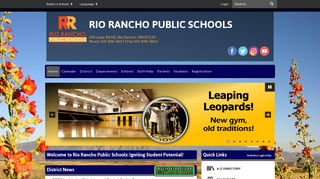 Rio Rancho Public Schools: Home