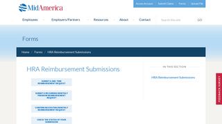 HRA Reimbursement Submissions | MidAmerica