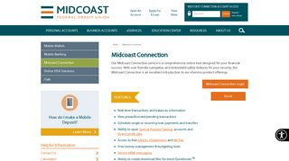 Midcoast Connection - Midcoast Federal Credit Union