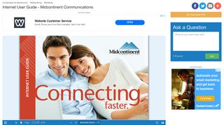 Internet User Guide - Midcontinent Communications | manualzz.com