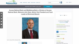 Access National Bank and Middleburg Bank, a Division of Access ...