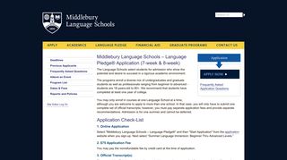 Applying | Middlebury Intensive Summer Language Programs ...