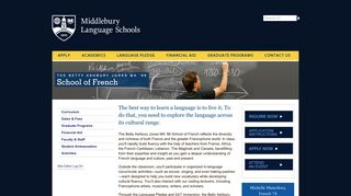 French School - Middlebury