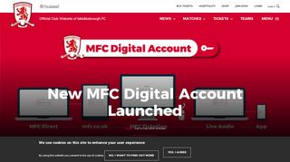New MFC Digital Account Launched | Middlesbrough FC