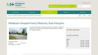 Middlesex Health Family Medicine Group: Middlesex Hospital Family ...