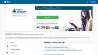 Middlesex Savings Bank: Login, Bill Pay, Customer Service and Care ...