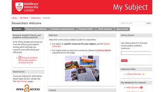 Study skills for research - Guides By Subject - Middlesex University