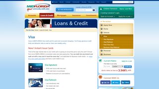 Visa Credit Card Options | MIDFLORIDA Credit Union
