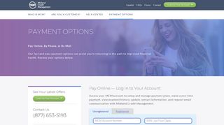 Payment Options - Midland Credit Management