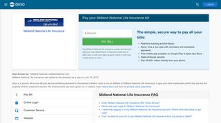 Midland National Life Insurance (Midland National): Login, Bill Pay ...