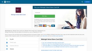 Midnight Velvet Store Card: Login, Bill Pay, Customer Service and ...