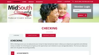 Checking - MidSouth Community Federal Credit Union