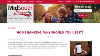 Home Banking - MidSouth Community Federal Credit Union