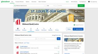 Midwest BankCentre Jobs | Glassdoor