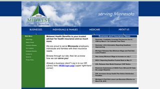 Midwest Health Benefits Home Page