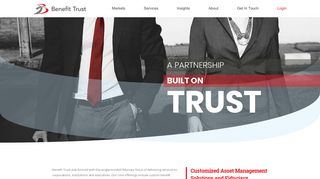 Custom Benefit Plans, Trustee and Custodial Services - Benefit Trust