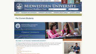 For Current Students | Midwestern University