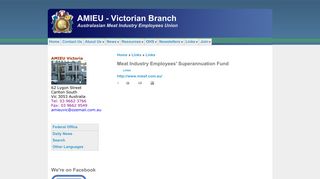 Meat Industry Employees' Superannuation Fund | AMIEU - Victorian ...