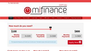 MiFinance: Short Term Cash Loans Online - Fast Cash Advance!