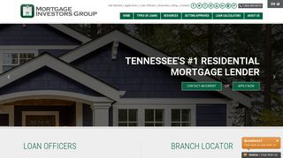 Mortgage Investors Group: Mortgage Company in Tennessee