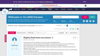 Mighty Deals have my money :-( - MoneySavingExpert.com Forums