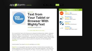 Text from Your Tablet or Browser With MightyText « Android.AppStorm
