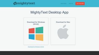 MightyText Desktop App