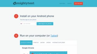 MightyText | Install MightyText