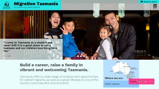 Migration Tasmania: Home