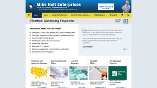 Electrical Continuing Education - Mike Holt Enterprises