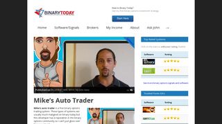 Mike's Auto Trader | Binary Today