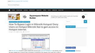 How To Bypass Login in Mikrotik Hotspot/ Deny Users on Hotspot ...